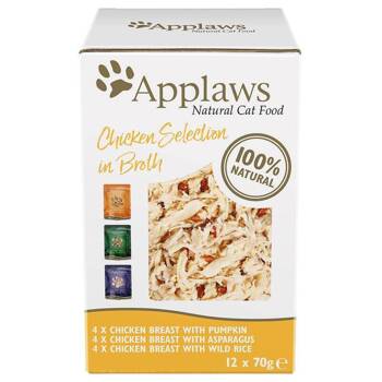 Applaws Cat Tin Multipack Chicken Collection 12x70g