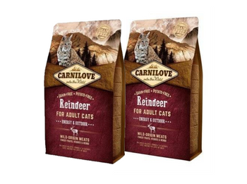 CARNILOVE Cat Reindeer Energy & Outdoor 2x6kg