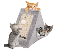 NUXIE® Casetta con tiragraffi per gatto, 39 cm