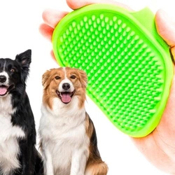 Spazzola in silicone per pettinare e lavare gli animali