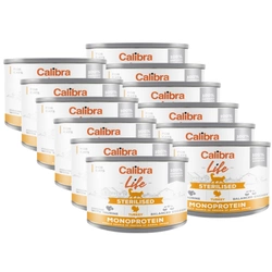 CALIBRA Cat Life Sterilised Tacchino 12x200g