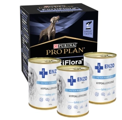 PRO PLAN FortiFlora Integratore probiotico per cani 30x1g +3xENZO VET Hypoalergénna 400g