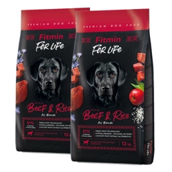 FITMIN For Life Manzo e Riso 2x12kg