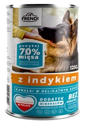 Pezzi Frendi in salsa delicata con tacchino 1250g