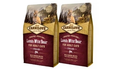 CARNILOVE Cat Agnello e Cinghiale Sterilizzato 2x6kg