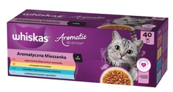 WHISKAS Adult bustine Miscela aromatica 40 x 85 g - cibo umido per gatti