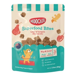 MOOCHIE Superfood Bites Lamb & Turmeric Hip & Joint 40 g snack per cani con agnello e curcuma