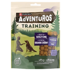 ADVENTUROS Training Bocconcini per Cani Ricche di Selvaggina 115g
