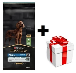 PRO PLAN Sensitive Digestion Large Athletic Adult cibo per cani ricco di agnello 14kg + sorpresa per il cane GRATIS