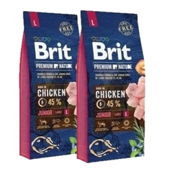 Brit Premium By Nature Junior L Con pollo 2x15kg