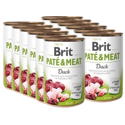 BRIT PATE &amp; MEAT ANATRA 12x800g
