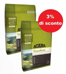 Acana Regionals Grasslands Dog 2x11,4kg - 3% di sconto in un set
