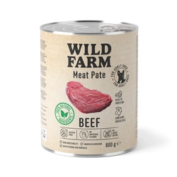 WILD FARM Pate Beef 800g cibo per cani senza glutine