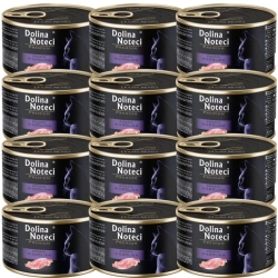 DOLINA NOTECI Premium per gatti ricco di coniglio 12x185 g