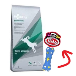 TROVET WRD Weight & Diabetic (per cani) 12.5kg + Giocattolo per cani GRATIS!