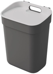 Curver Cestino “FLIP BIN” 9L Argento/grafite