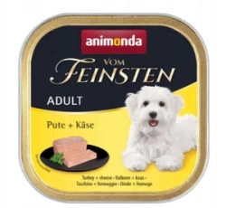 ANIMONDA Dog Vom Feinsten Adult tacchino con formaggio giallo 150g
