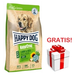 Happy Dog NaturCroq Adult Lamm&Rice 4kg + sorpresa per il cane