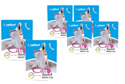 Lettiera per gatti in silicone Sand Micro - PH Control 8x3,8l (cambia colore per verificare i primi segni di malattia)