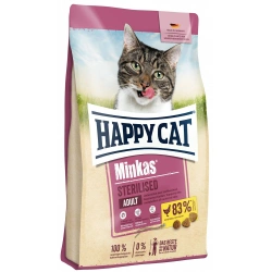 Happy Cat Minkas sterilizzato Geflügel con pollame 10kg