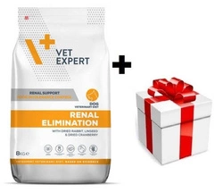 4T Dieta Veterinaria Cane Eliminazione Renale 8kg + sorpresa per il cane GRATIS