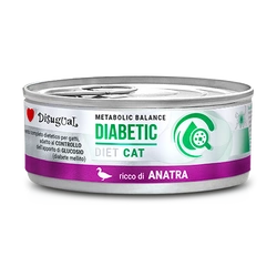 Disugual  Cibo umido per gatti Veterinario DIABETIC Anatra (adulto) 85 g