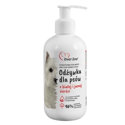 OVER ZOO Balsamo per cani per manti bianchi e chiari 240ml