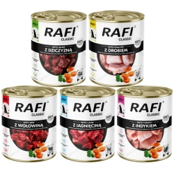 DOLINA NOTECI Cibo umido per cani Rafi Classic Mix di gusti 30x800g