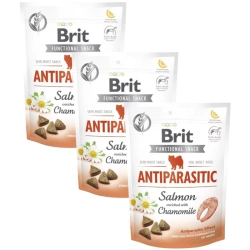 BRIT CARE DOG FUNCTIONAL SNACK ANTIPARASSITARIO 3x150g