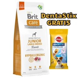 BRIT CARE Dog Hypoallergenic Junior Large Breed Lamb 12kg