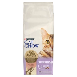 PURINA Cat Chow Alimento per gatti sensibili con salmone 15 kg