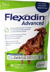VETOQUINOL Flexadin Advanced Alimento dietetico complementare per cani  90 g (30 bocconcini)