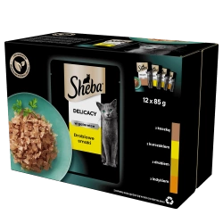 Sheba Delicatezza in gelatina al gusto di pollame 12x85g