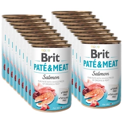 Brit Pate & Meat Con salmone 18x400g