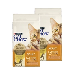 PURINA Cat Chow Alimento per adulti al pollo 2x15 kg
