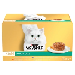 Purina Gourmet Gold Cibo per gatti Savoury Cake 48 x 85 g