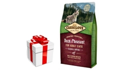 CARNILOVE Cat Duck & Pheasant Hairball Control 6kg + sorpresa per il gatto GRATIS