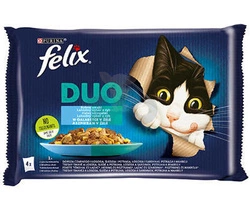 FELIX Duo Aromi di Pesce in Gelatina 4x85g