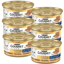 Purina Gourmet Gold mousse con tacchino 6x85g