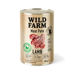 WILD FARM Pate Lamb 400g cibo per cani senza glutine