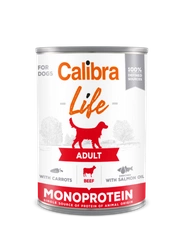 CALIBRA Dog Life Adult Manzo con Carote 400g