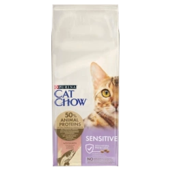 PURINA Cat Chow Alimento per gatti sensibili con salmone 15 kg