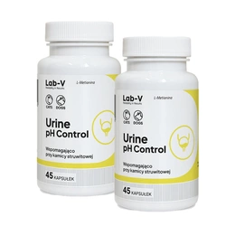LAB-V Controllo del pH dell'urina - Supporto per cani e gatti con calcoli di struvite 2x45 capsule