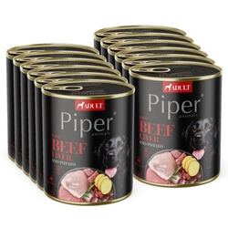 DOLINA NOTECI Piper per cani con fegato di manzo e patate 12x800g