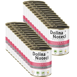 Dolina Noteci PREMIUM ricco di carne di vitello con piselli verdi 24x800g