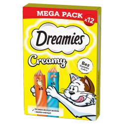 DREAMIES Creamy con pollo e salmone 12x10g