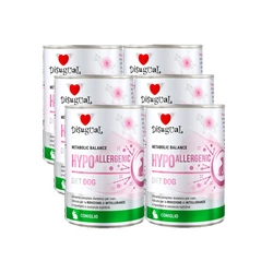 Disugual Alimento umido per cani Veterinario HYPOALLERGENIC  Coniglio (adulto) 6x400 g