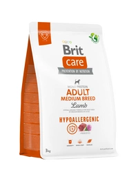 BRIT CARE Dog Hypoallergenic Adult Medium Breed Agniello 3kg