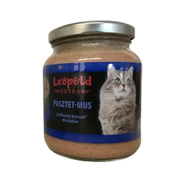 Leopold Paté Mousse "Pollo Delicato" per gatti 300g +10% Gratis (Barattolo)