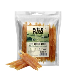 WILD FARM strisce morbide di pollo 500 g snack per cani